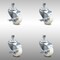 Service Caster 3 Inch SS Nylon Wheel Swivel 10mm Threaded Stem Caster Set Brake SCC SCC-SSTS20S314-NYS-TLB-M1015-4 - alternate 3